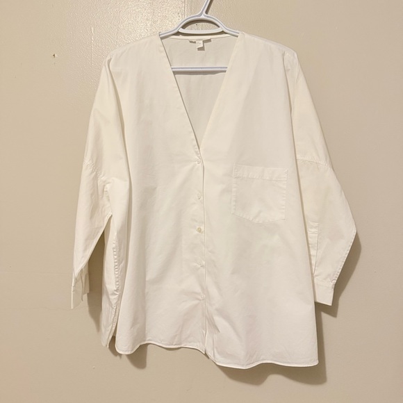COS Tops - COS Cream Button-Back Blouse